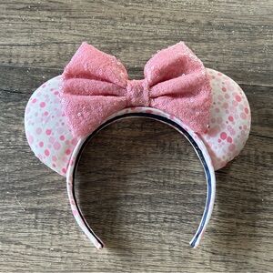 Pink Polka Dot Minnie Ears